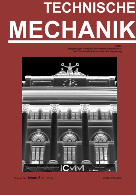 					View Vol. 34 No. 3-4 (2014): Special Issue for the 3rd International Conference on Material Modeling (ICMM3)
				