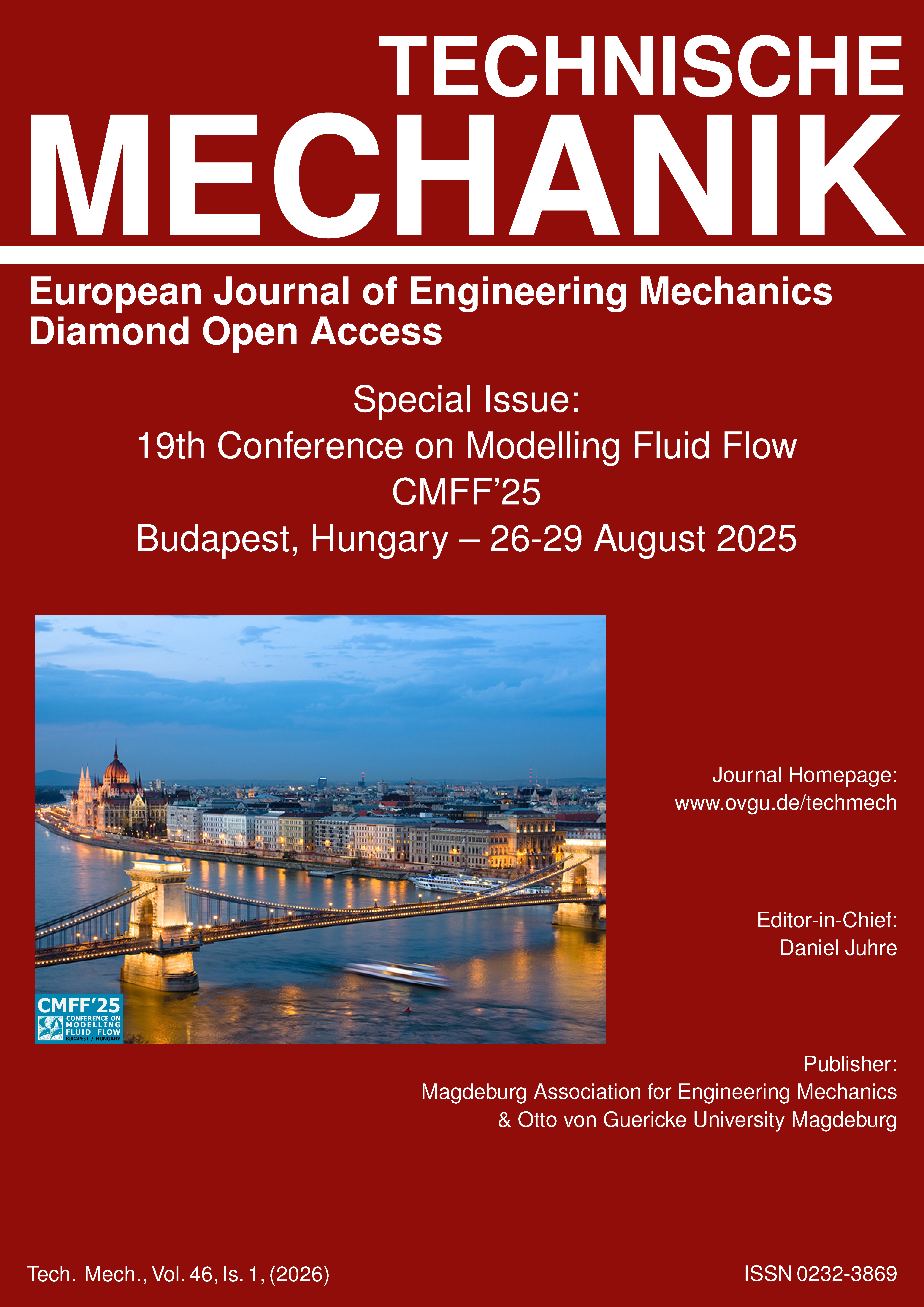 					View Vol. 46 No. 1 (2026): Special Issue for the 19th Conference on Modelling Fluid Flow (CMFF'25)
				