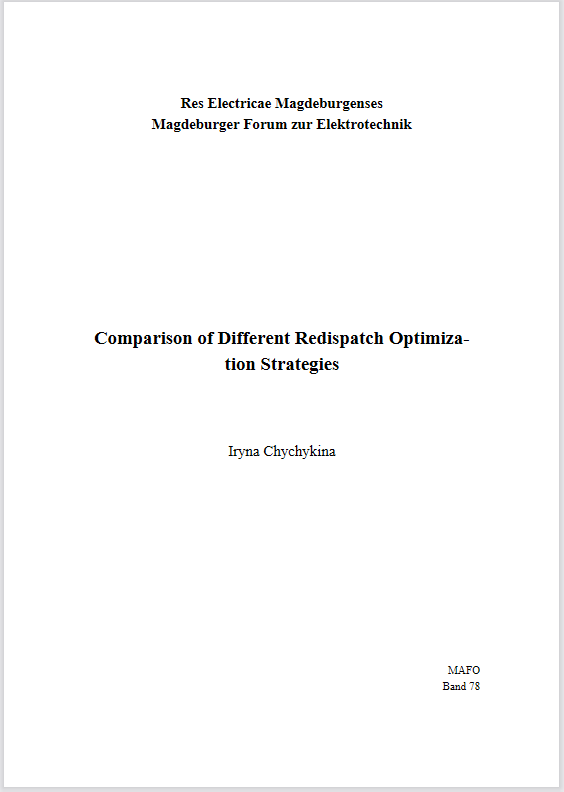 					Ansehen Bd. 78 (2019): Chychykina, Iryna: Comparison of different redispatch optimization strategies
				