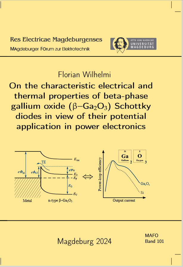 					Ansehen Bd. 101 (2024): Wilhelmi, Florian: On the characteristic electrical and thermal properties of beta-phase gallium oxide (β–Ga2O3) Schottky diodes in view of their potential application in power electronics
				